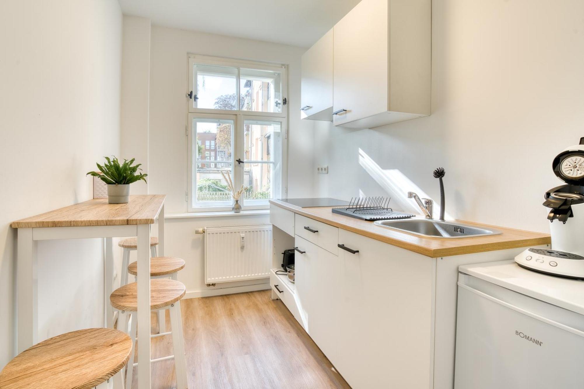 Homy I Moderner Retrocharme Wlan & Netflix Apartment ไลป์ซิก ภายนอก รูปภาพ